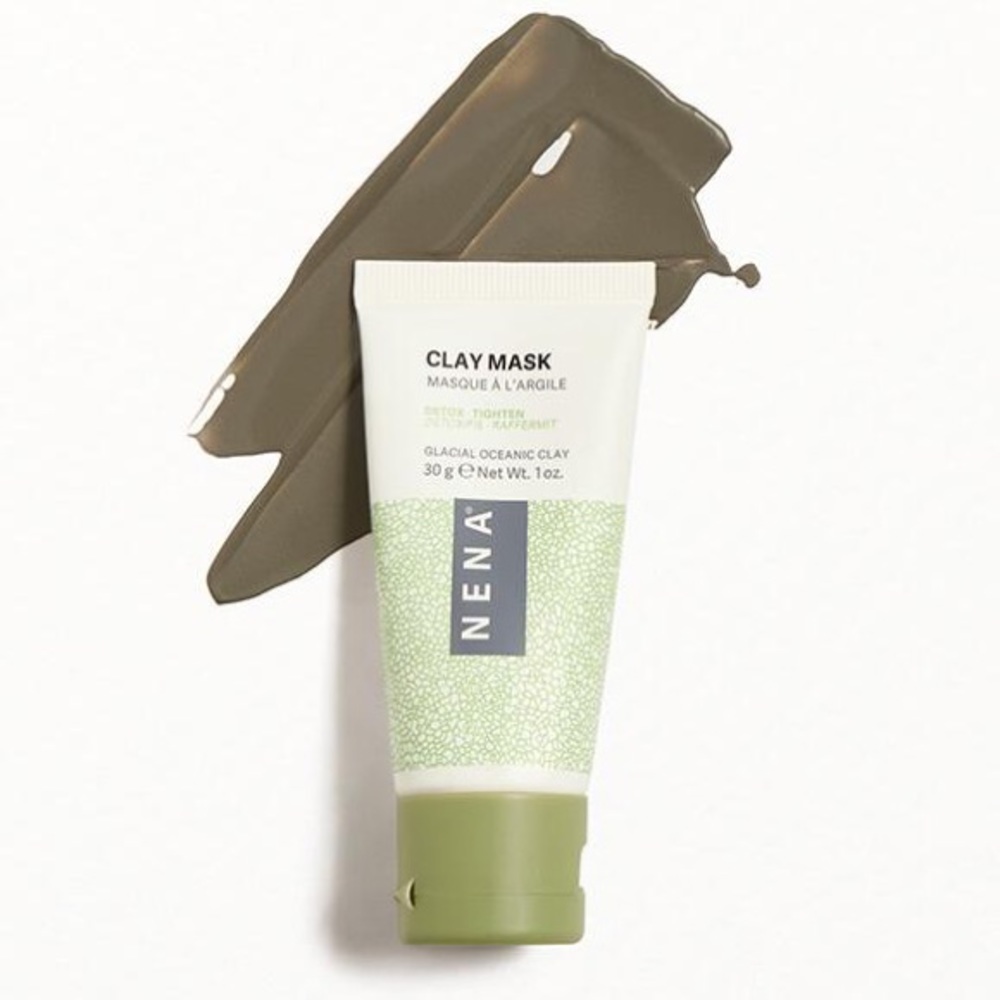 5/$25 New Nena Glacial Oceanic Clay Mask Deluxe Travel Size Detox Tighten Skin